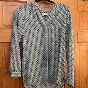 Loft Petite Long Sleeve Blouse
